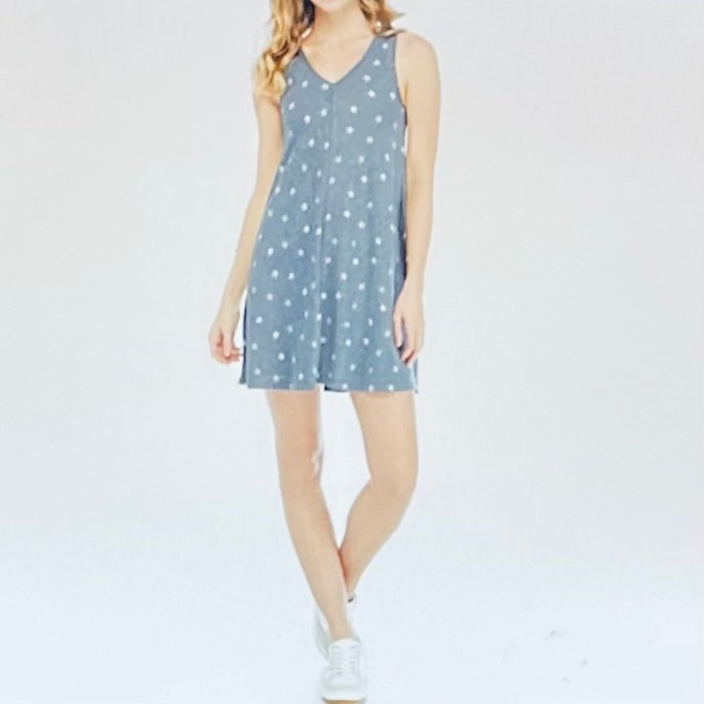 Americana Patriotic Dress in Blue/White Stars (Jr L) New With Tag
